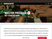 Tablet Screenshot of mmmmaven.com